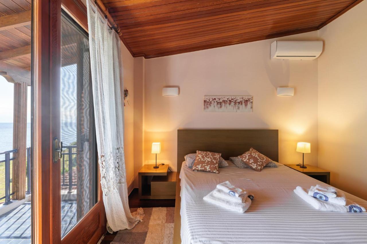 Luna Villa Private Beach Nea Iraklia Ngoại thất bức ảnh